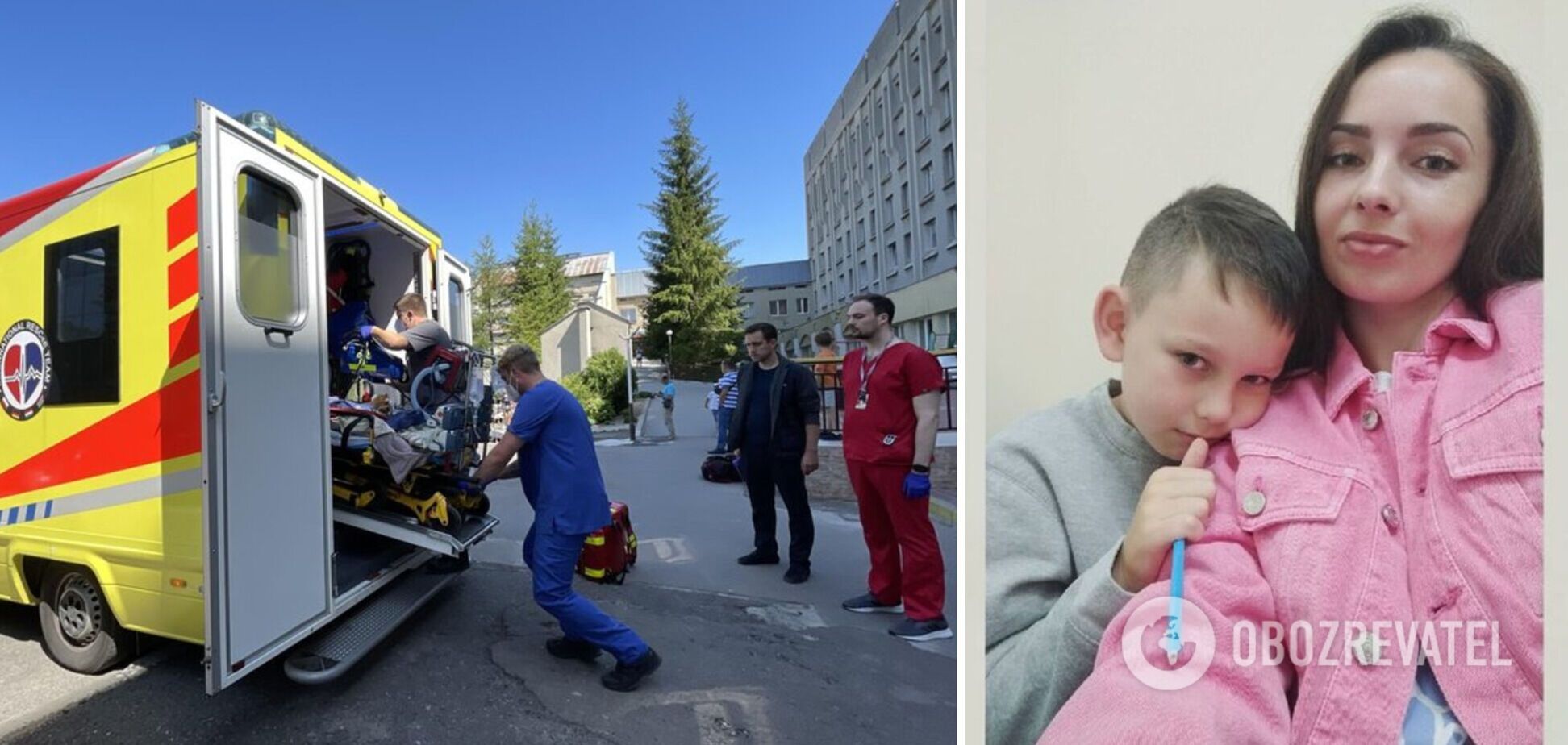 Попереду операції і пересадка шкіри: 7-річного хлопчика, який постраждав від ракетного удару РФ у Вінниці, відправили до Німеччини. Фото і відео