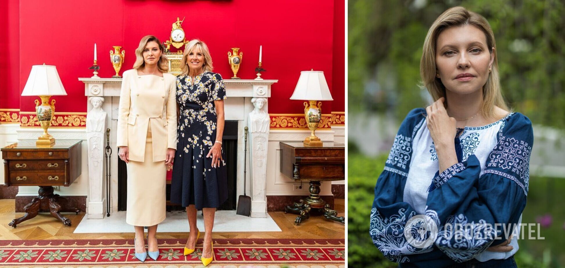 Елена Зеленская призналась, договаривались ли они с Джилл Байден обувать туфли в цветах украинского флага