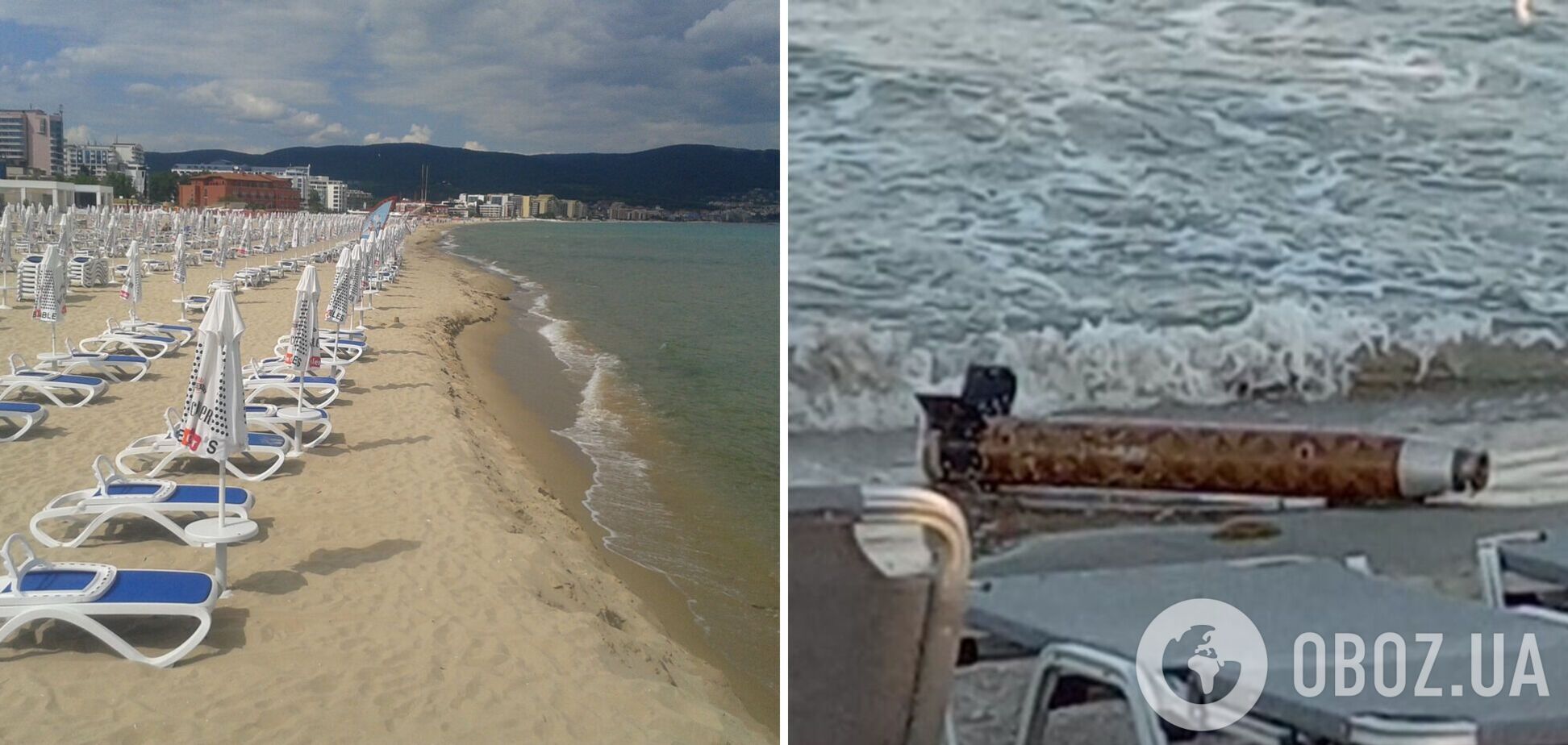 На пляже в Болгарии нашли фрагмент российской ракеты