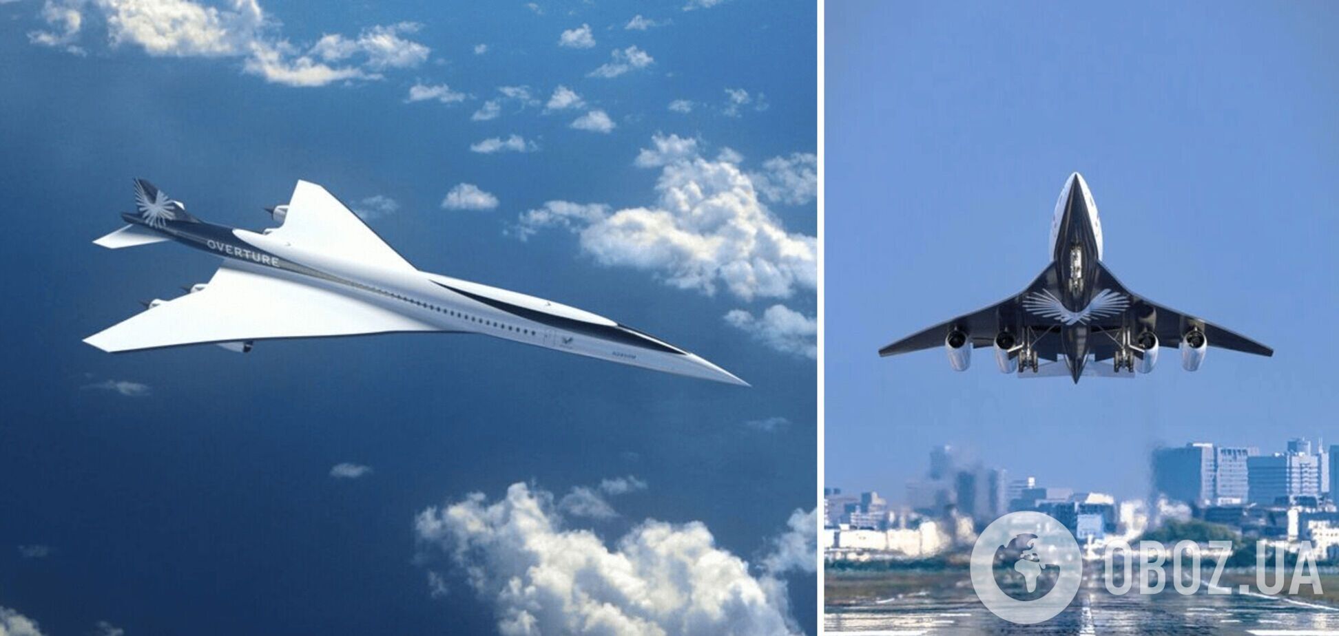 Представлен дизайн самого быстрого самолета в мире: расстояние от Лондона до Нью-Йорка займет 3,5 часа
