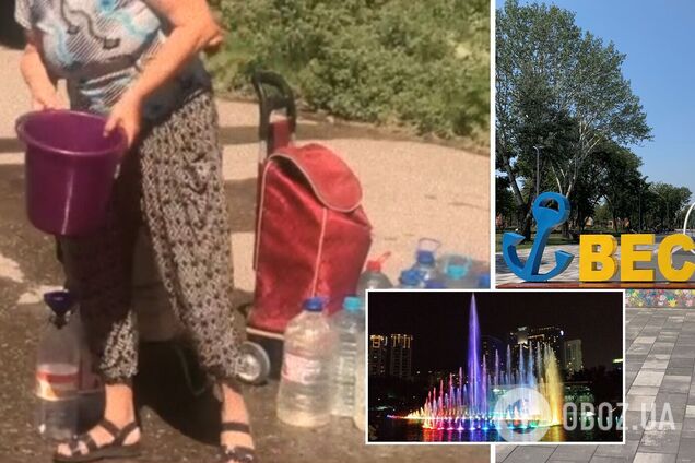 Оккупанты анонсировали запуск фонтана в Мариуполе, когда люди в городе сидят без воды. Видео