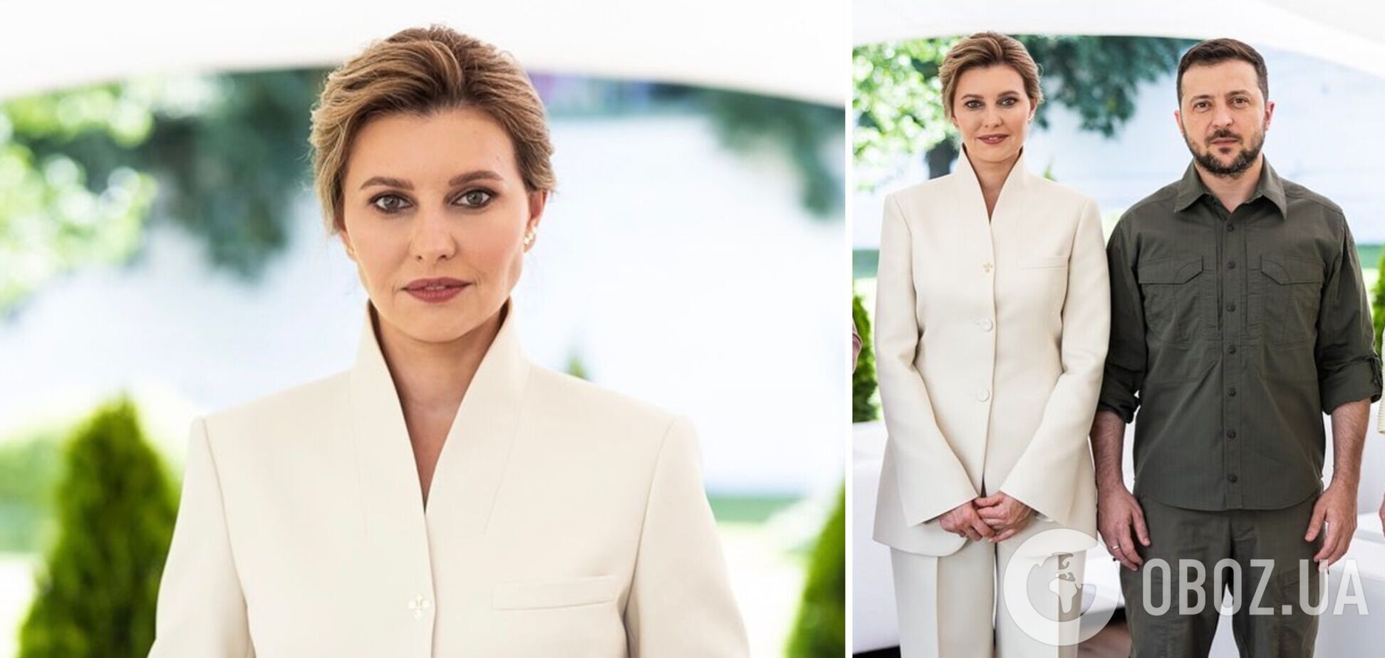 Зеленская появилась на Саммите первых леди и джентльменов в элегантном костюме от украинского бренда. Фото