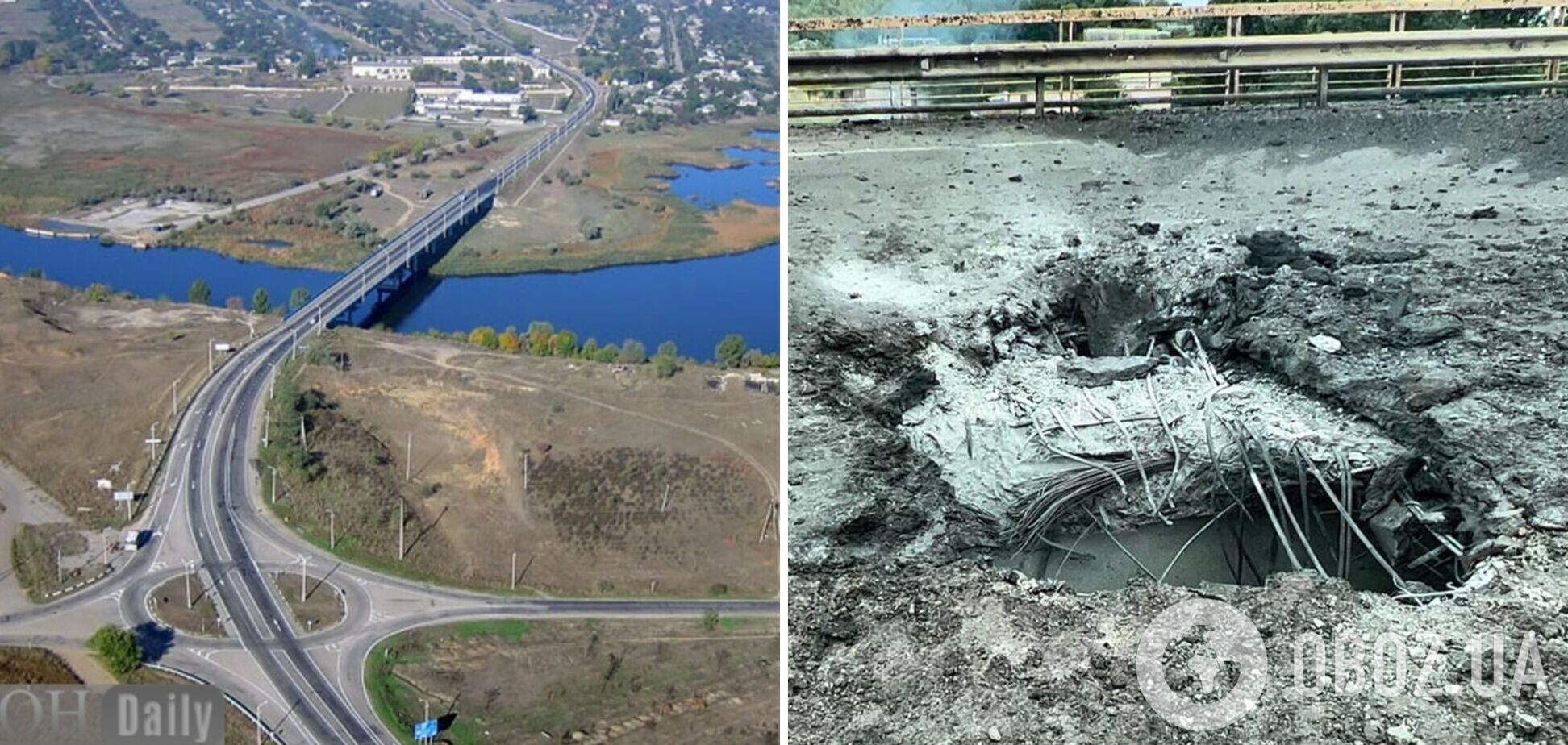 Росіяни заявили про удар ЗСУ по мосту через річку Інгулець на Херсонщині