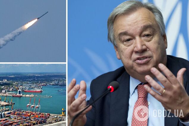 В ООН отреагировали на обстрел одесского порта