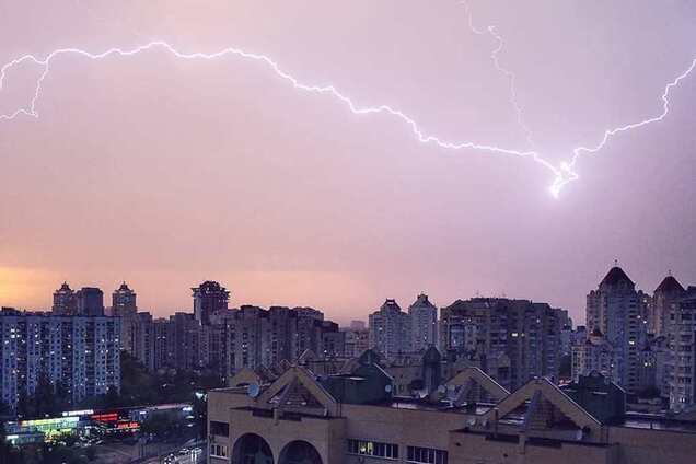 У столиці та на Київщині очікується гроза