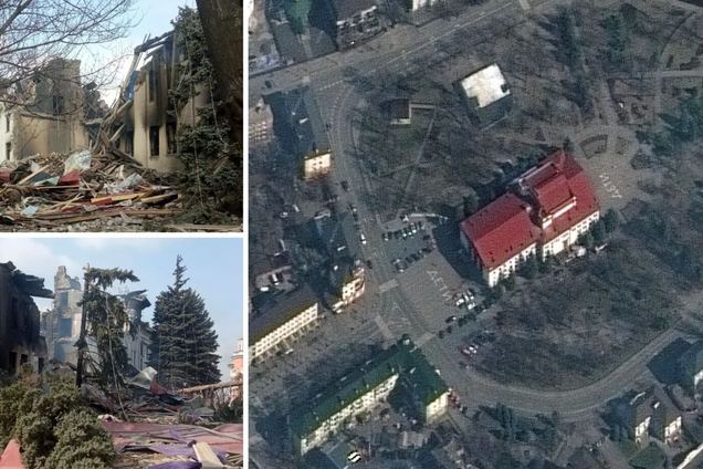 Оккупанты хотят обвинить в убийстве людей в драмтеатре Мариуполя Украину