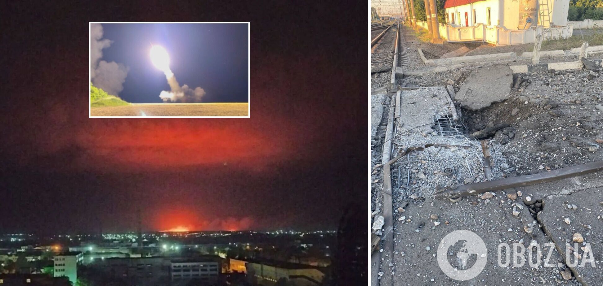 Под Мелитополем прогремели мощные взрывы: говорят об ударе ВСУ по оккупантам. Фото