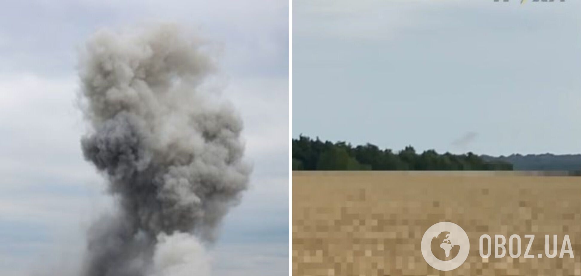 В Хмельницкой области прогремели взрывы, поднялся дым: силы ПВО сбили три ракеты. Фото и видео