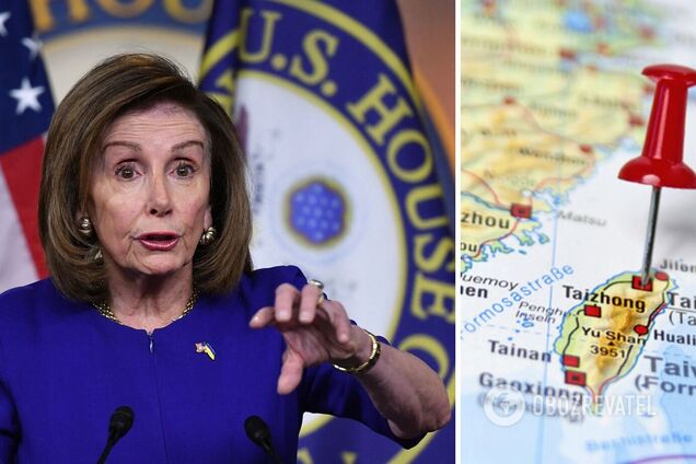 Китай попередив США про можливу військову відповідь на візит Пелосі на Тайвань