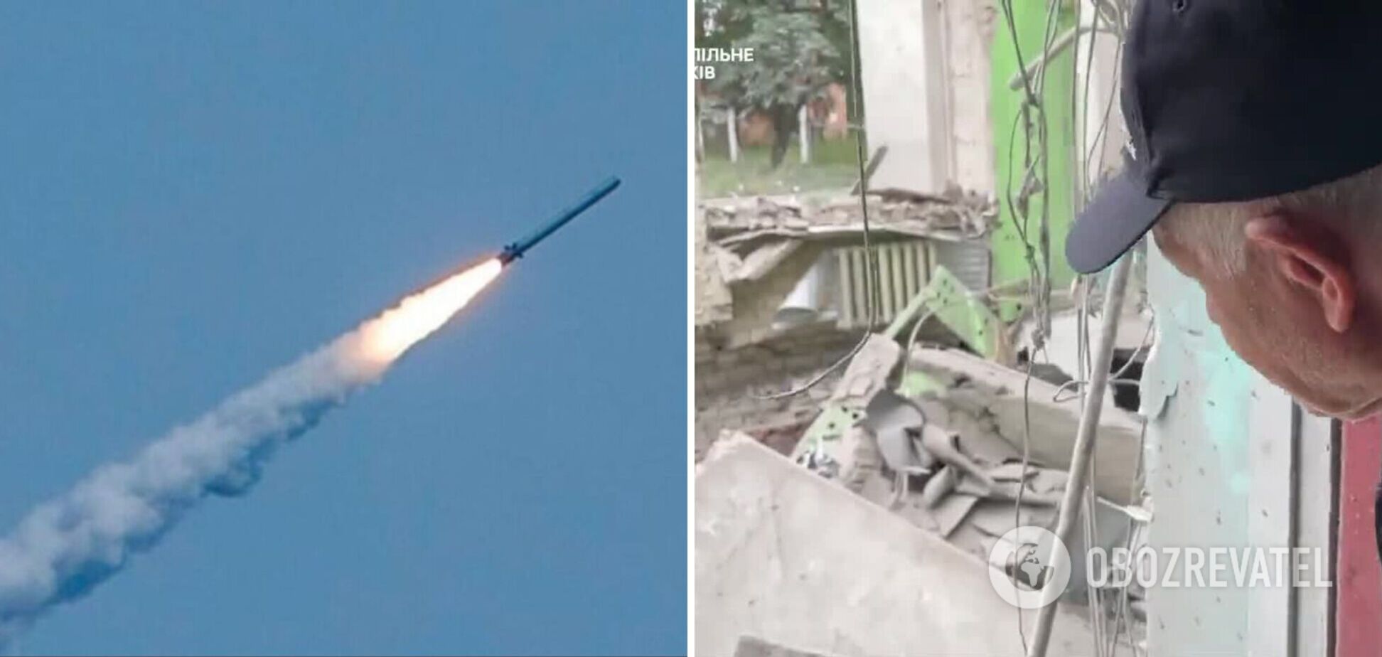 Російська ракета зруйнувала школу у Чугуєві