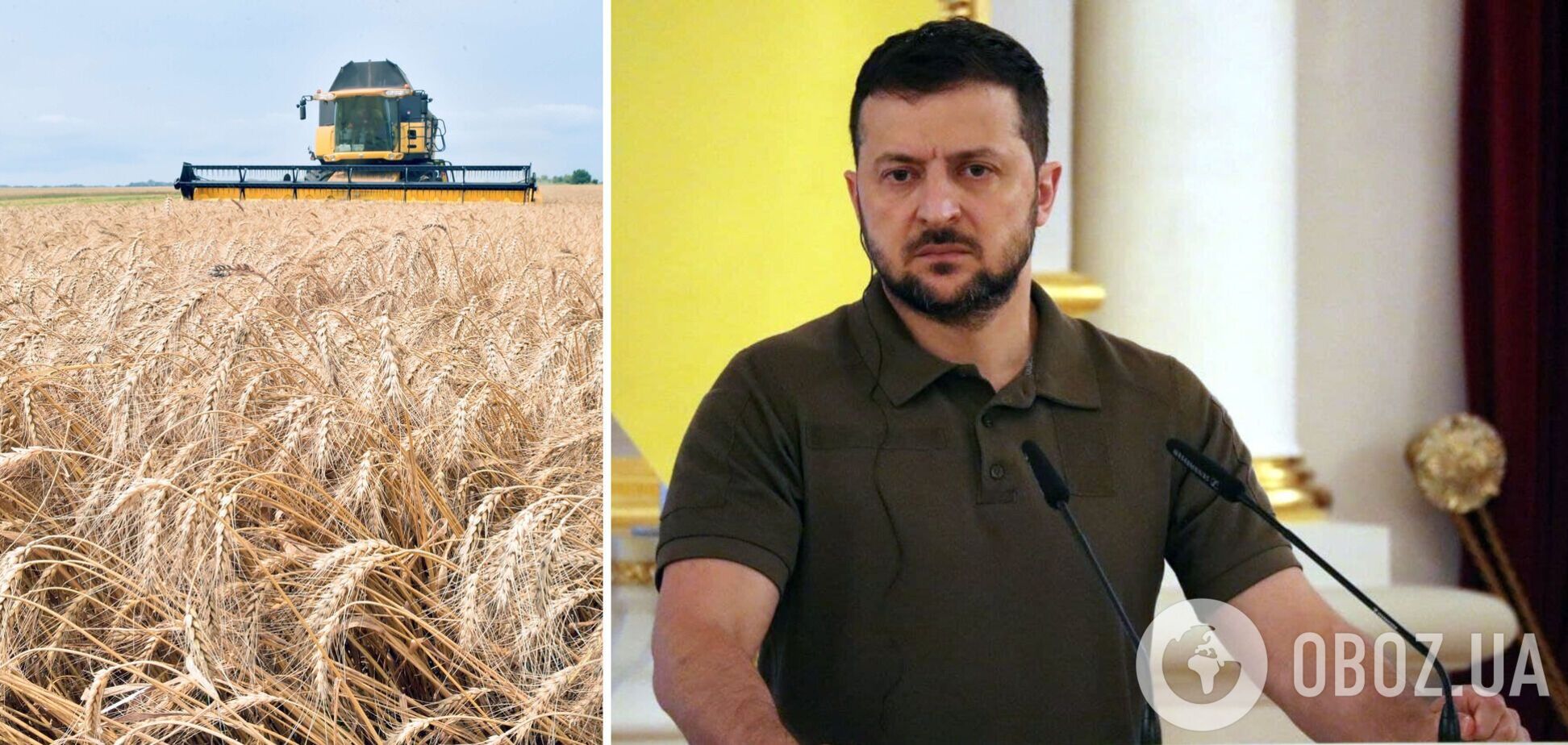 Зеленский рассказал об экспорте зерна