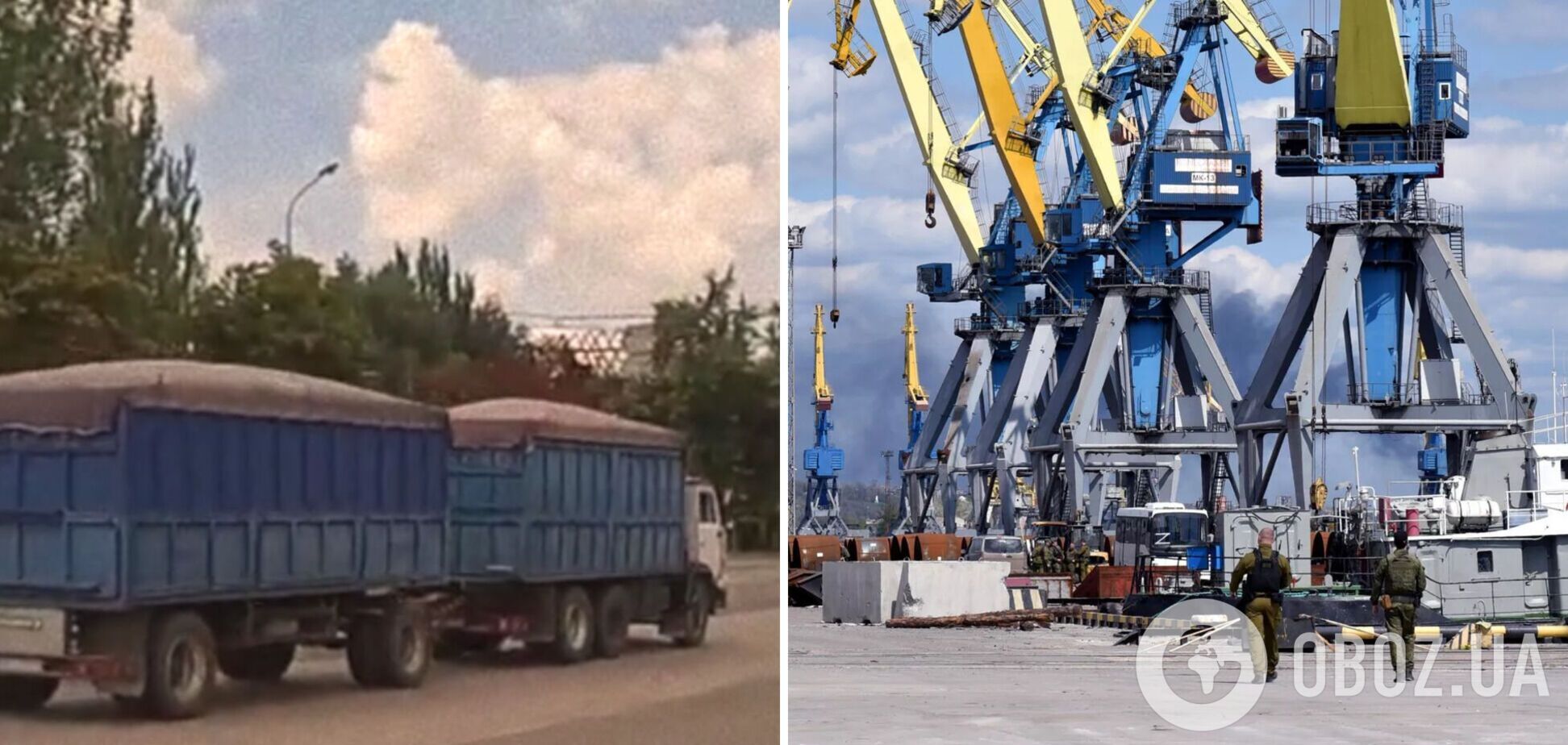 Оккупанты готовятся вывозить зерно через порт Мариуполь