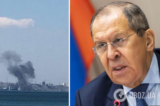 Лавров підтвердив ракетний удар по Одеському порту і заявив, що він ніяк не порушує підписану в Стамбулі угоду