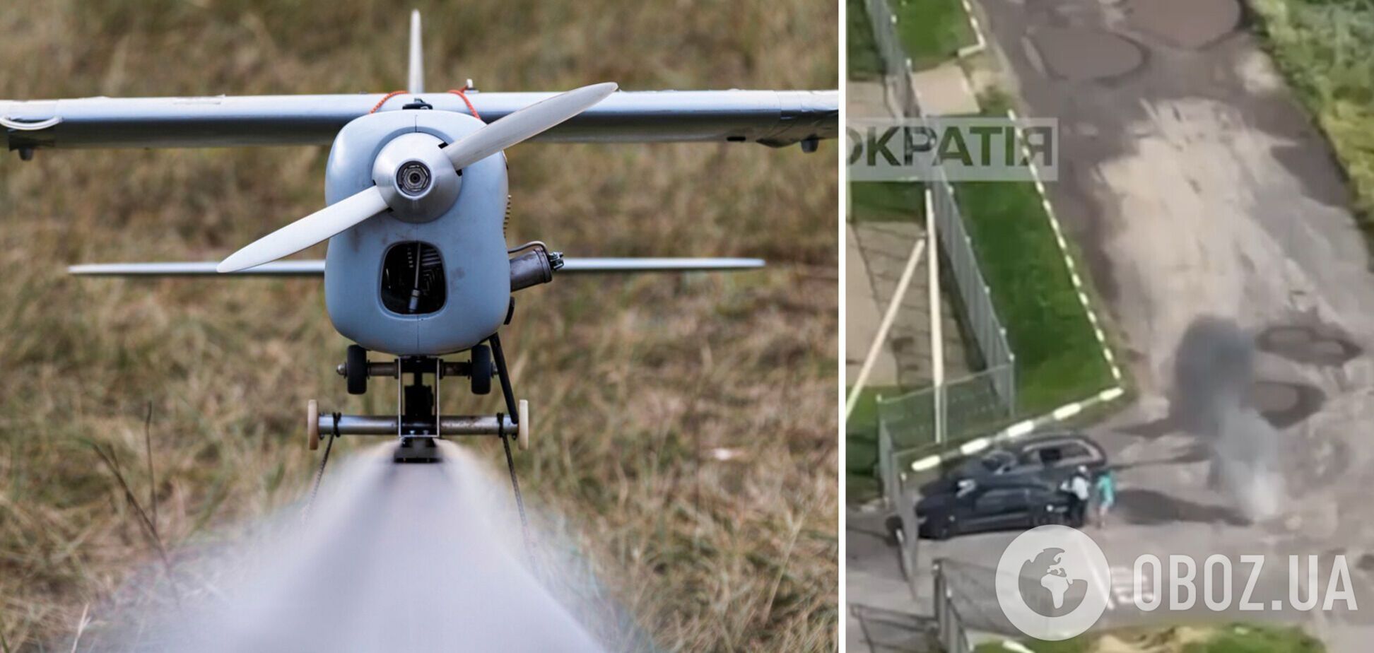 'Хлопок' в прямом эфире: в Брянской области РФ дрон 'денацифицировал' трех сотрудников ФСБ. Видео