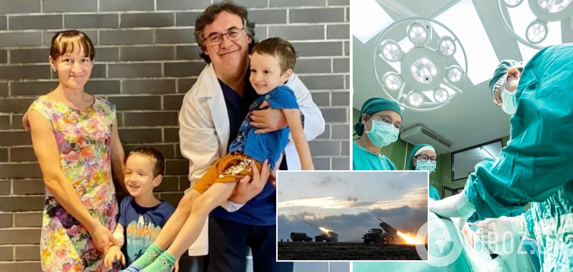 Мама та двоє синів осліпли після ворожого удару: польські медики повернули зір родині із Сєвєродонецька. Фото