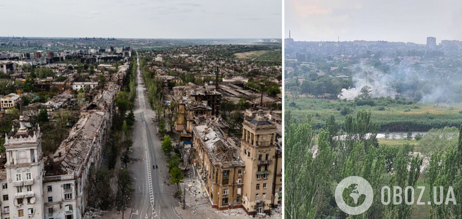 Окупанти влаштували 'контрольований' підпал у Маріуполі: мешканці міста задихаються від диму. Фото