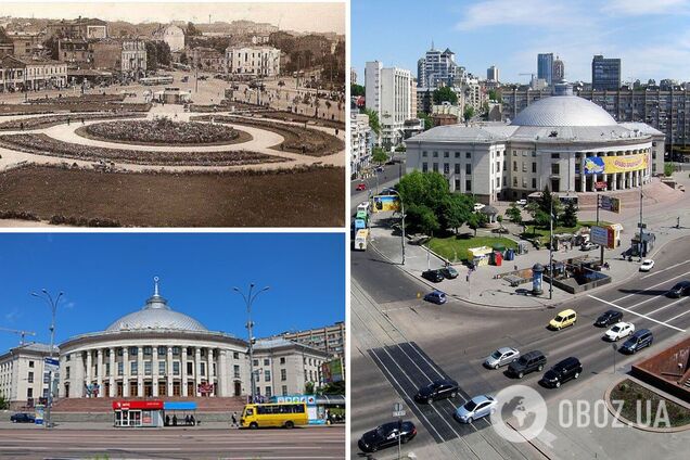 Площа Перемоги тоді й зараз