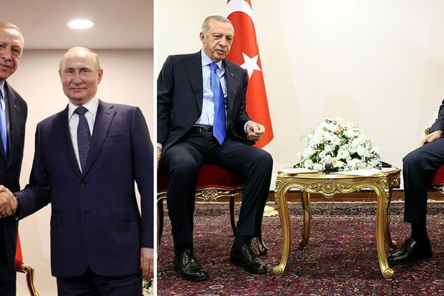Эрдоган и Путин на встрече в Тегеране
