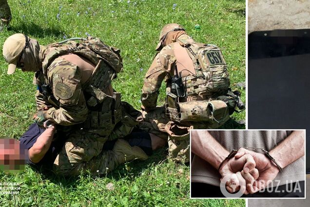 СБУ задержала агента РФ, корректировавшего артобстрелы приграничных районов Сумщины. Фото