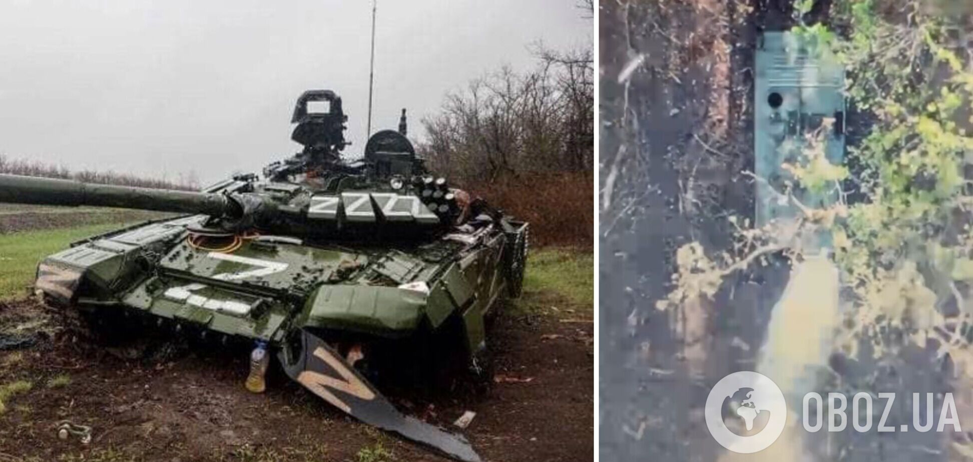 В 'десятку': украинские десантники сбросили взрывчатку прямо в люк вражеской машины. Видео