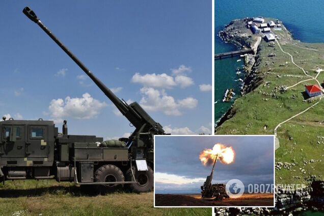 'Богдана' работает: в сети показали, как ВСУ 'выжигали' оккупантов со Змеиного. Видео