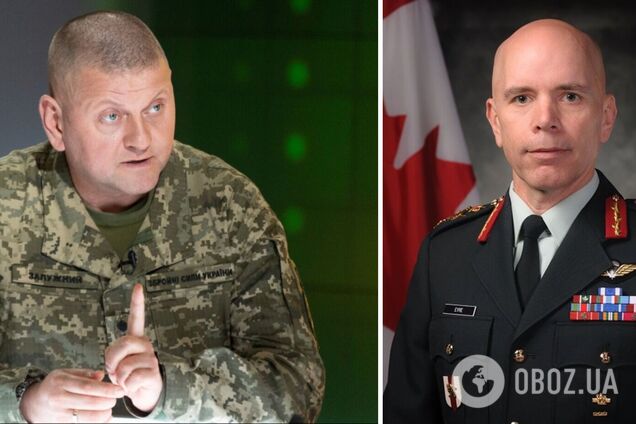 Залужний обговорив із начштабу оборони ЗС Канади постачання зброї для України: деталі переговорів