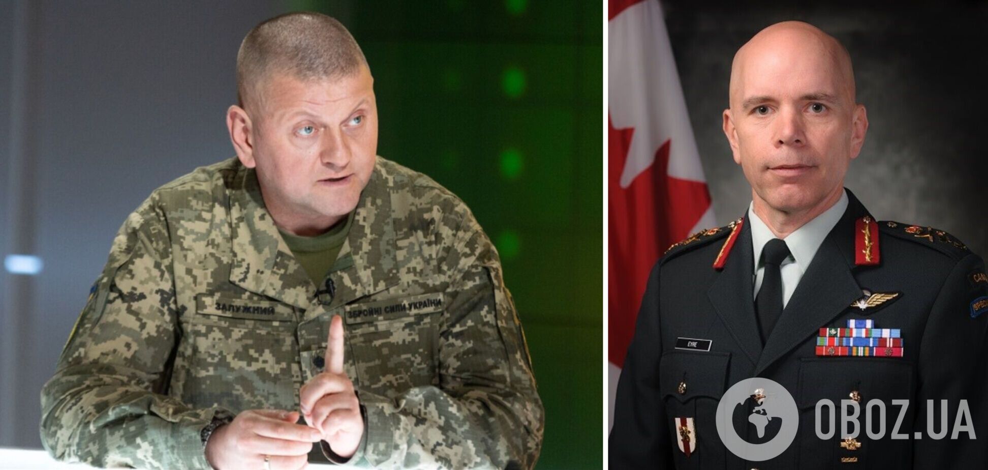 Залужний обговорив із начштабу оборони ЗС Канади постачання зброї для України: деталі переговорів