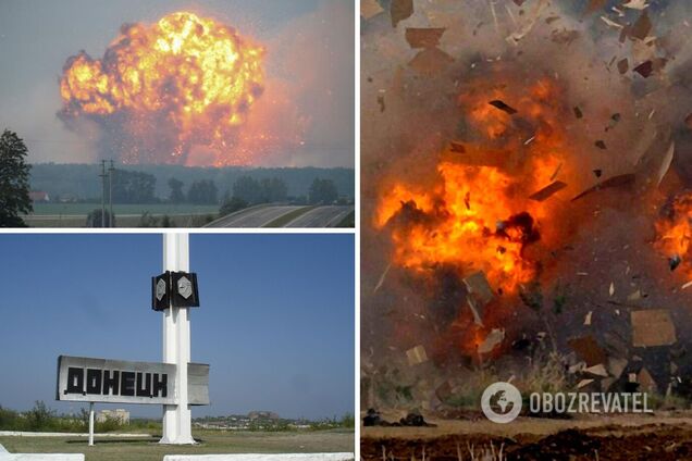 В оккупированном Донецке прогремели взрывы на складе из БК и ГСМ: поднялся дым. Видео