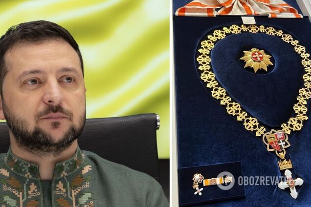 Науседа вручил Зеленскому высшую награду Литвы – Орден Витовта Великого. Фото и видео
