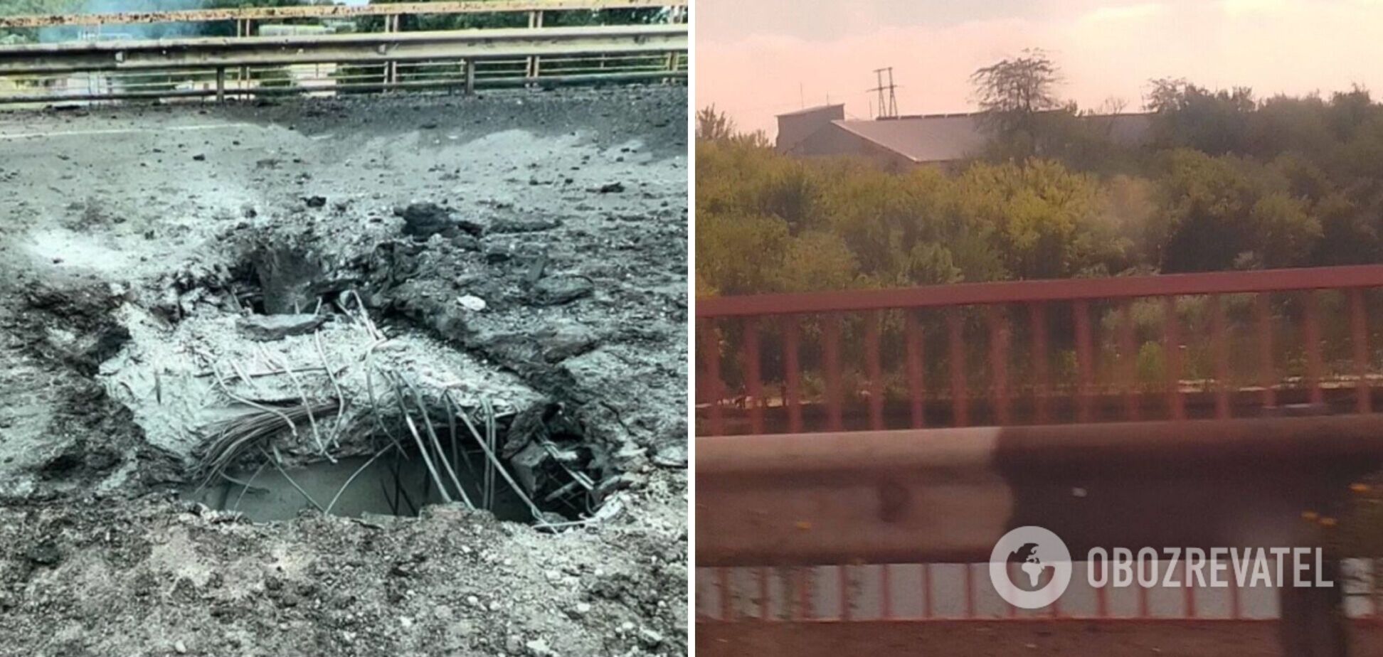У оккупантов добавилось проблем: в сети показали, как выглядит Дарьевский мост после ударов ВСУ. Видео