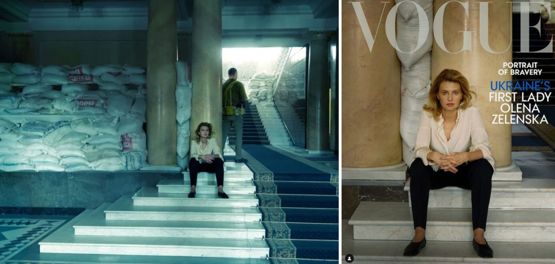 З обкладинки Vogue на світ дивиться уособлення валькірії та берегині в одному обличчі