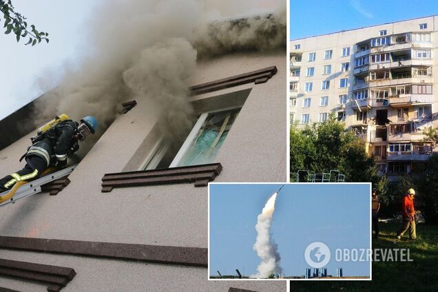 Росія вдарила ракетами по Миколаєву і Харкову, відбулася серія вибухів. Фото й відео