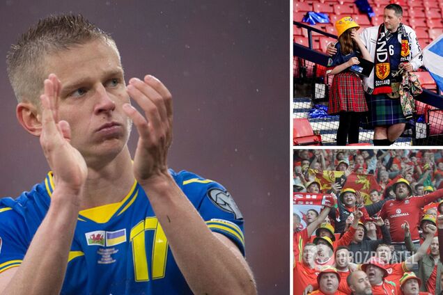 Украина выиграла у Шотландии, но уступила Уэльсу