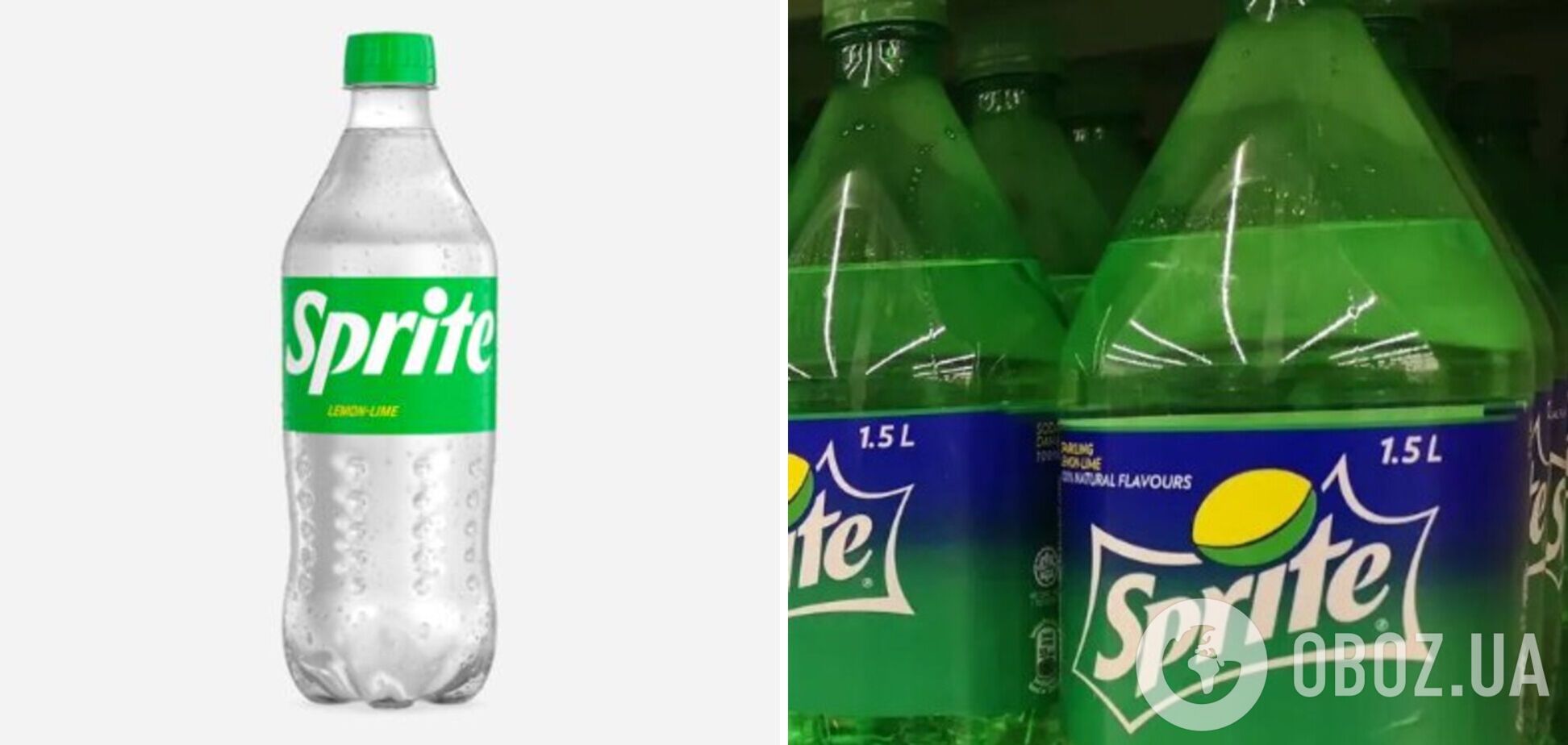 Sprite більше не випускатимуть у зелених пляшках