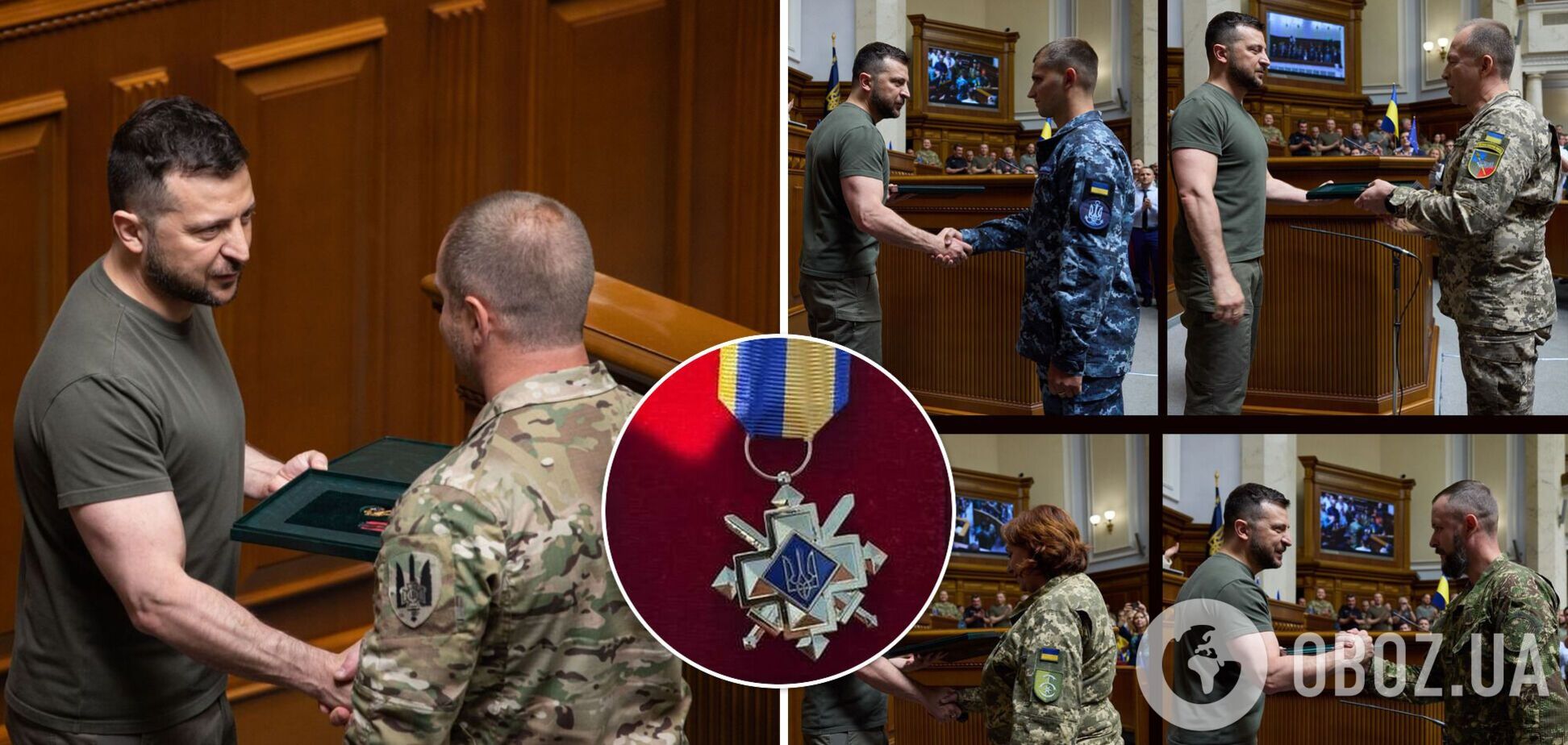 Зеленський вручив 'Хрест бойових заслуг' українським захисникам: для сильних людей за сильні вчинки