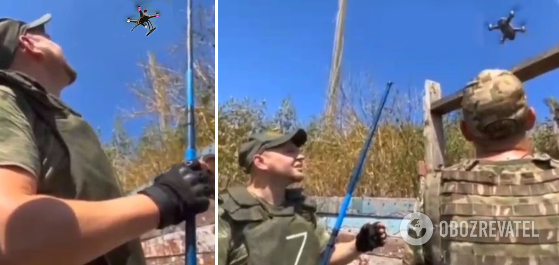 'Вторая армия мира' запускает дроны, привязывая на спиннинг: чтобы не перехватили ВСУ. Видео