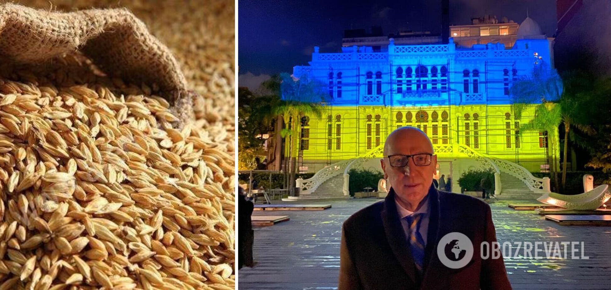 Игорь Осташ сообщил президенту Ливана об украденном украинском ячмене