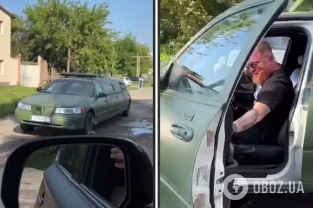 'Бандеромобили – вчерашний день': в Харькове на нужды ВСУ передали лимузин. Видео