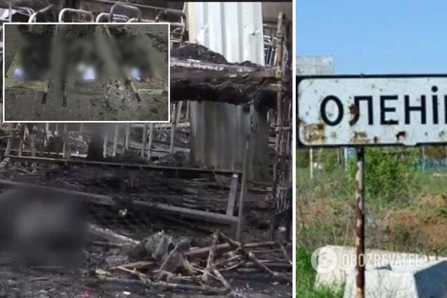 Журналисты агентства Reuters показали видео с места удара РФ по колонии в Еленовке. 18+