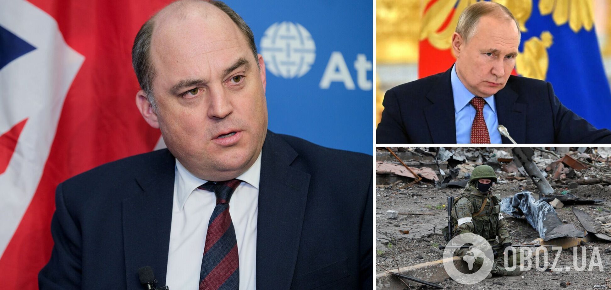 Путін через невдачі у війні проти України може змінити стратегію, – міністр оборони Британії