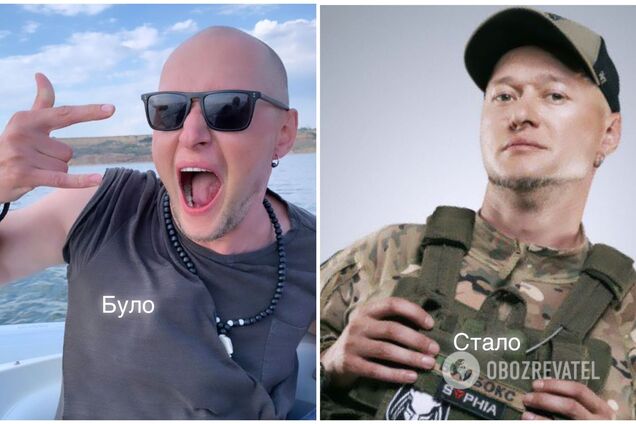 Різниця вражаюча: лідер 'Бумбоксу' Андрій Хливнюк показав себе до та після 24 лютого. Фото
