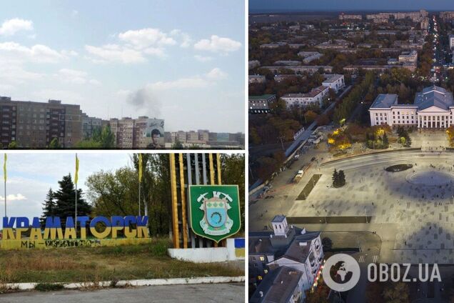 Оккупанты ударили по Краматорску из 'Смерчей', есть разрушения. Момент обстрела попал на видео