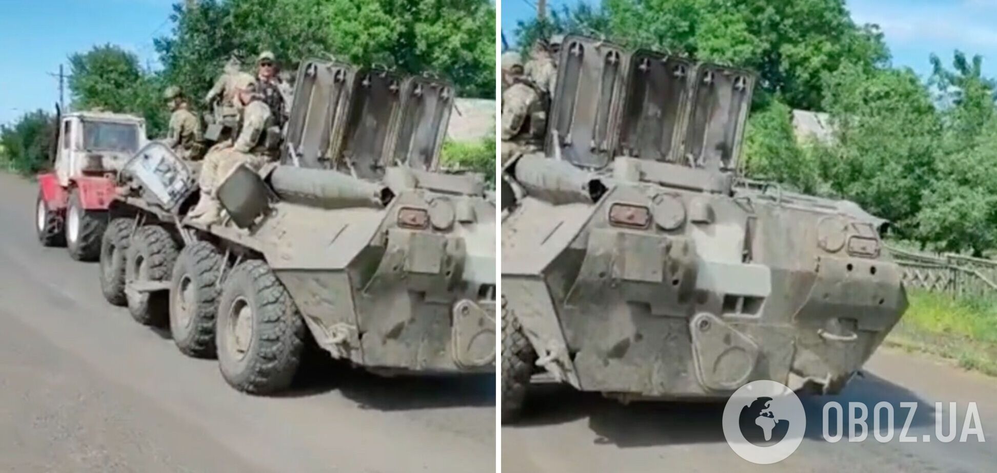 'Тракторные войска в деле': в сети показали видео с новым трофеем украинских защитников
