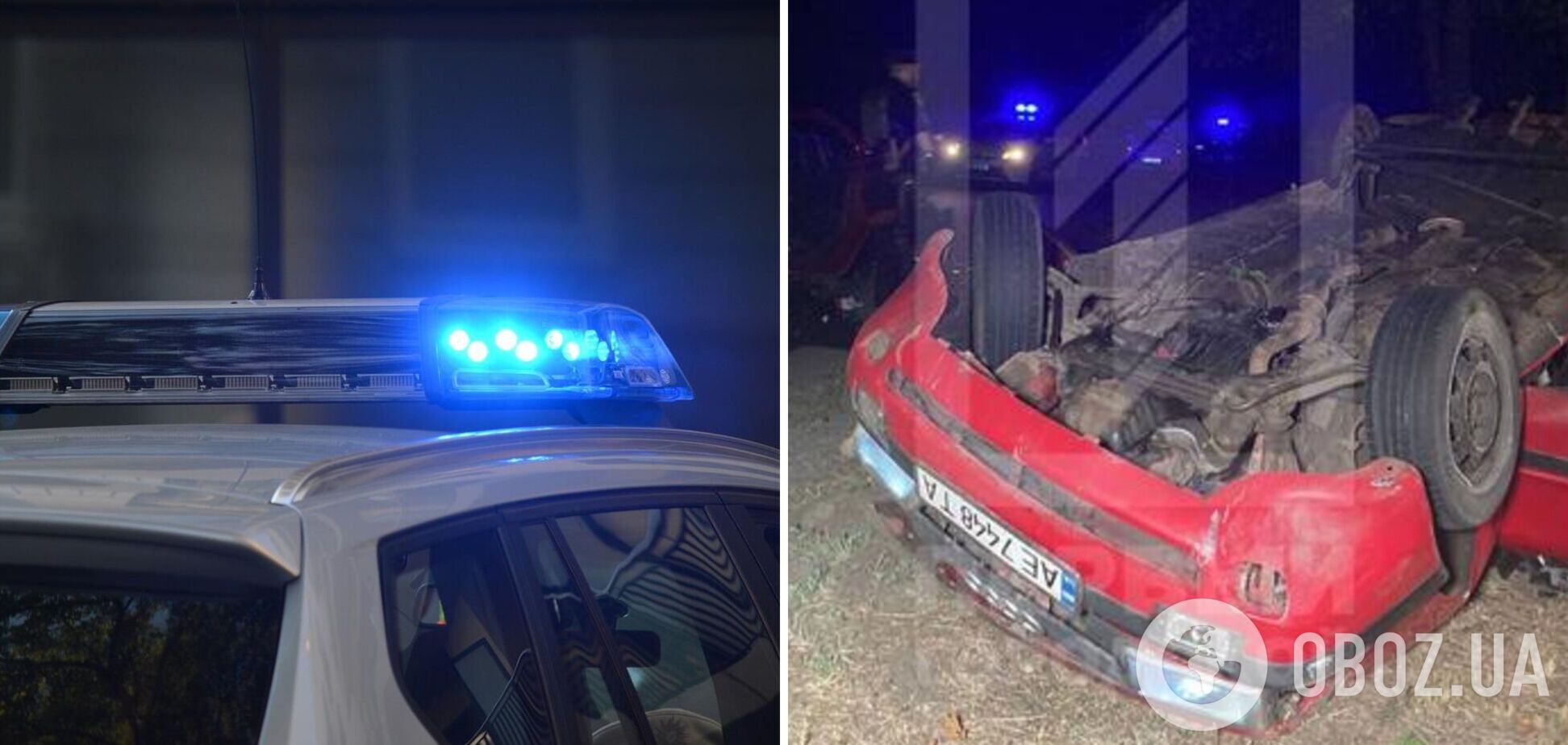В Кривом Роге Audi на скорости влетела в Renault: погибла 18-летняя девушка, шесть человек пострадали. Фото