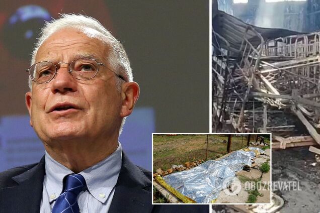 В ЕС отреагировали на теракт в Еленовке: Россия понесет ответственность за зверства в Украине