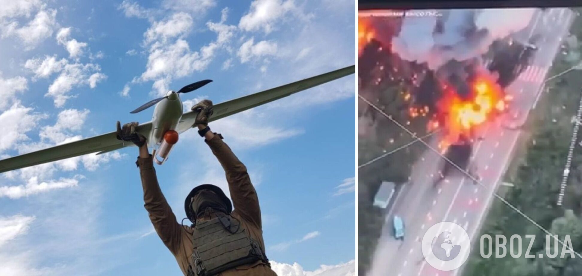 'KRAKEN' работает: украинские защитники показали кадры уничтожения оккупантов с воздуха. Видео