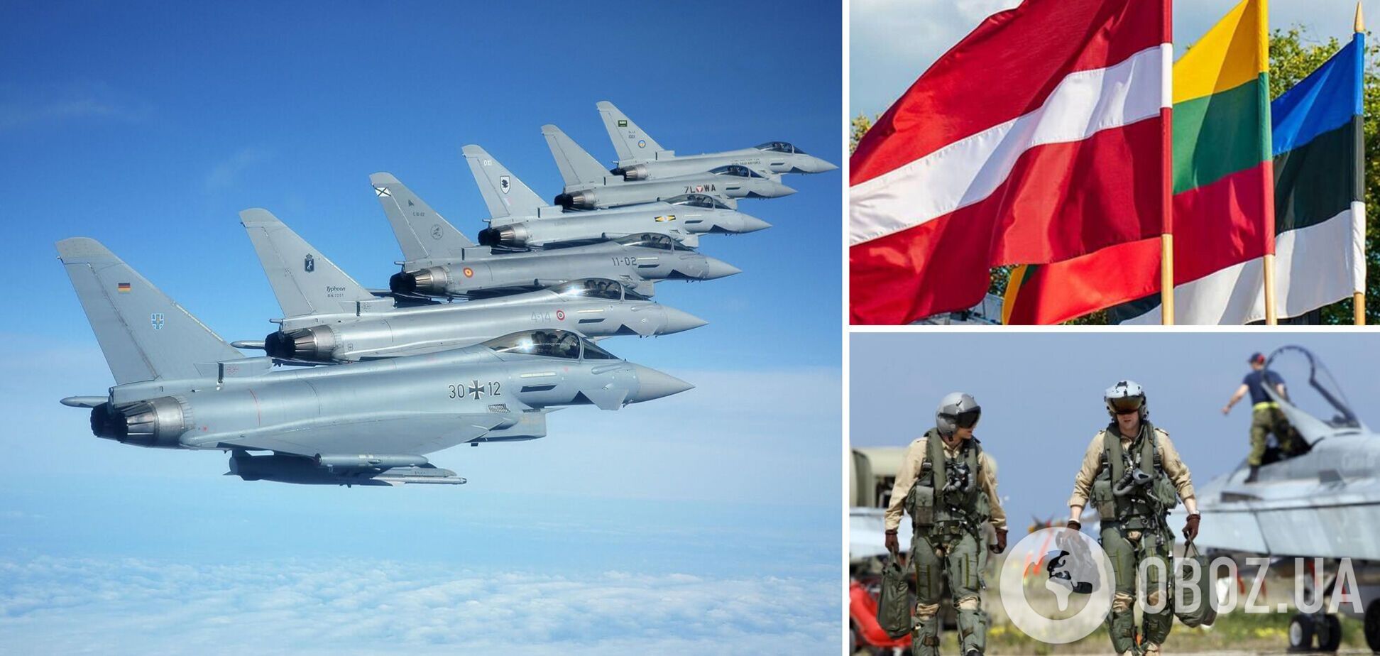 Германия, Венгрия и Италия будут патрулировать небо над странами Балтии