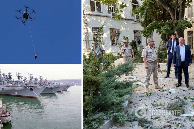 В РФ заявили об 'атаке' на штаб Черноморского флота в Севастополе