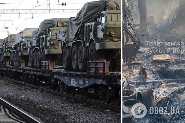 На Херсонщине удар HIMARS уничтожил ж/д эшелон из более чем 40 вагонов, прибывший из Крыма, – Геращенко