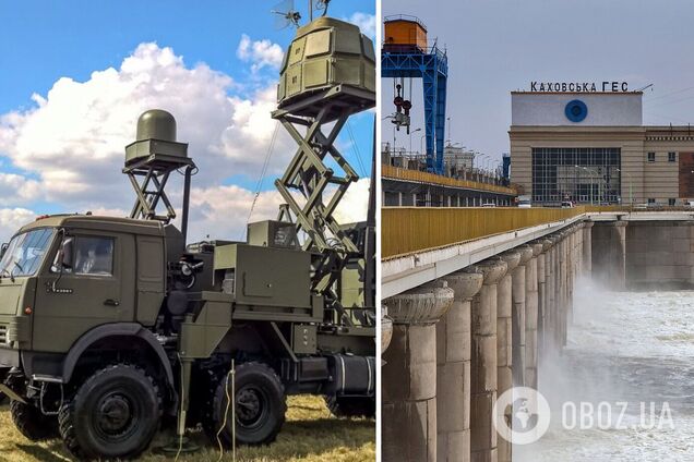 Російський пропагандист показав зруйновану станцію РЕБ окупантів 'Репеллент-1' у Новій Каховці. Фото